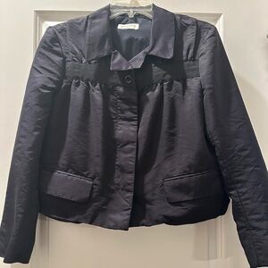 Silk Women's Black Jacket. Made in Belgium